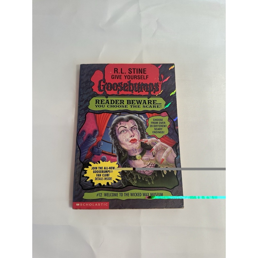 Give Yourself GOOSEBUMPS #12 Welcome To The Wicked Wax Museum TRUE FIRST PRINT!